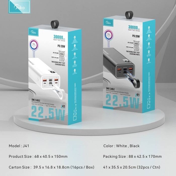 Powerbank Новый в НАЛИЧИИ ‼️ Павербанк 30000mah 22,5w на 10 зарядок