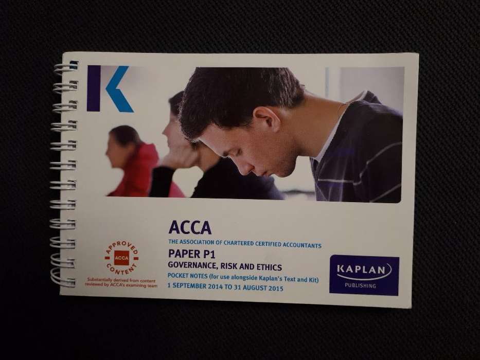 ACCA P1 Kaplan Pocket Notes Approved Content