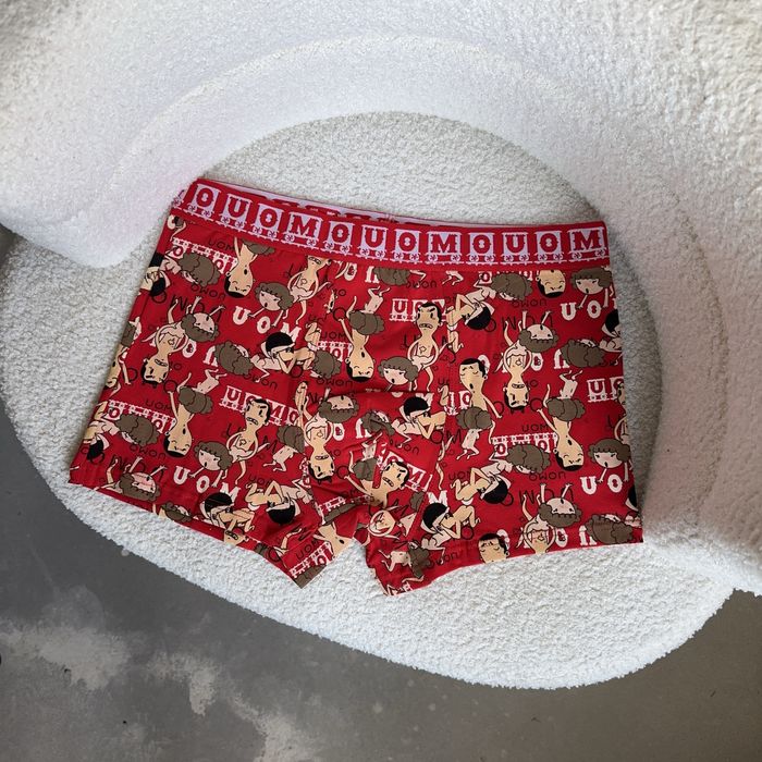 Новорічні, чоловічі, бавовняні труси на подарунок «книга кохання»