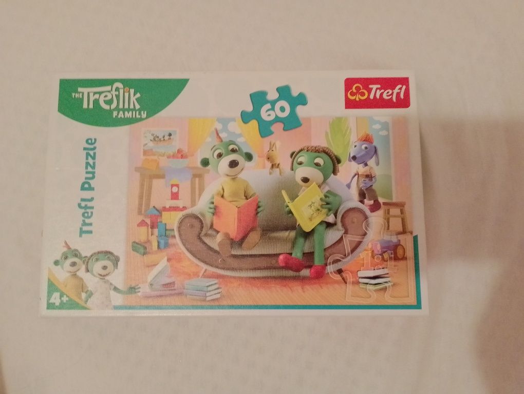 Puzzle Trefliki zestaw Rodzina Treflików Trefl 4+ InPost tylko 1 zł!