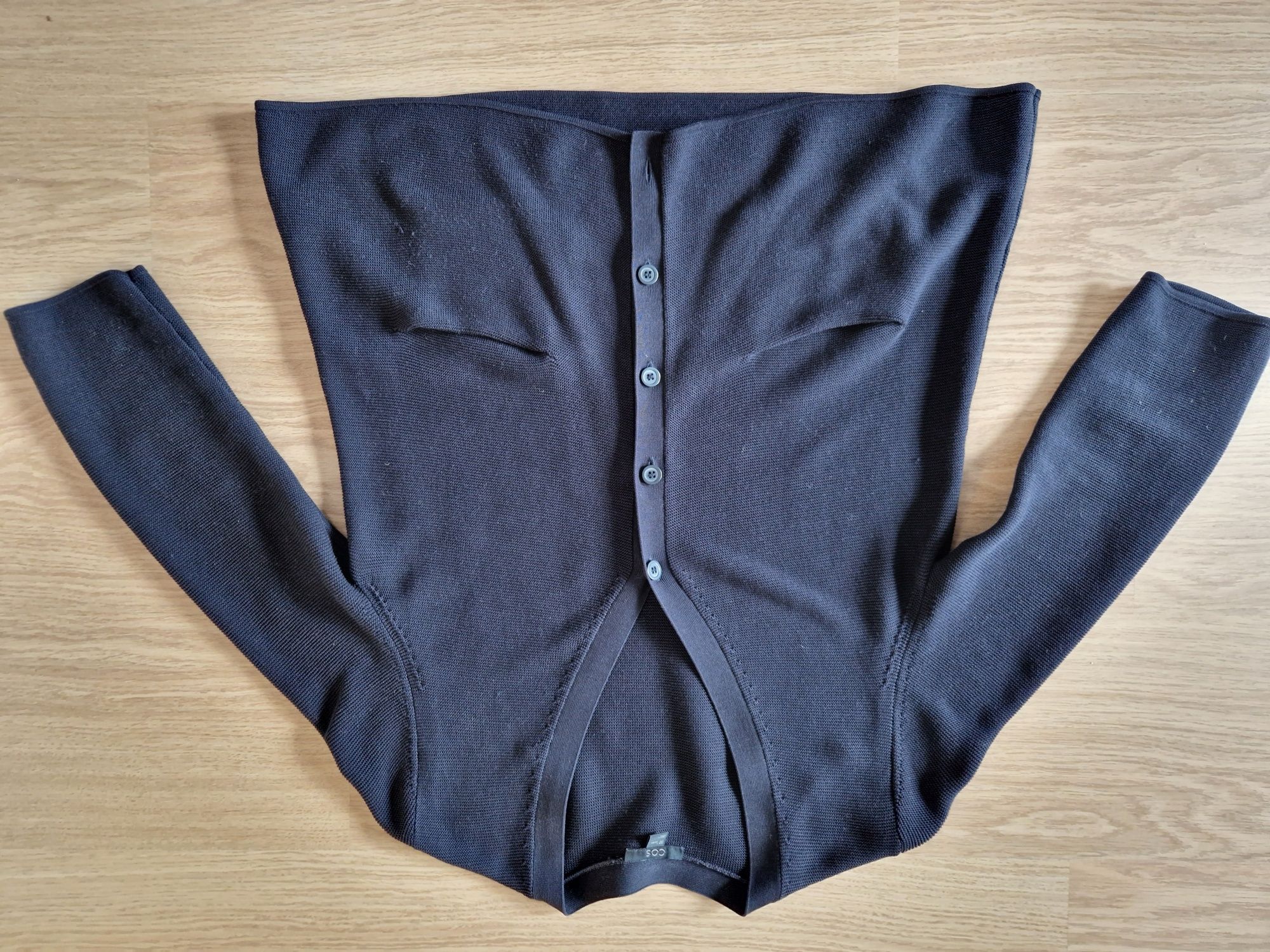 COS rozmiar S sweter damski bawełna rozpinany