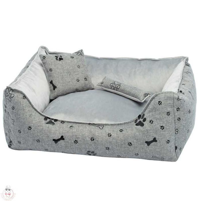 Legowisko Dla Psa i Kota Kanapa Apollo Czarne Łapki 60/50 Alelegowiska