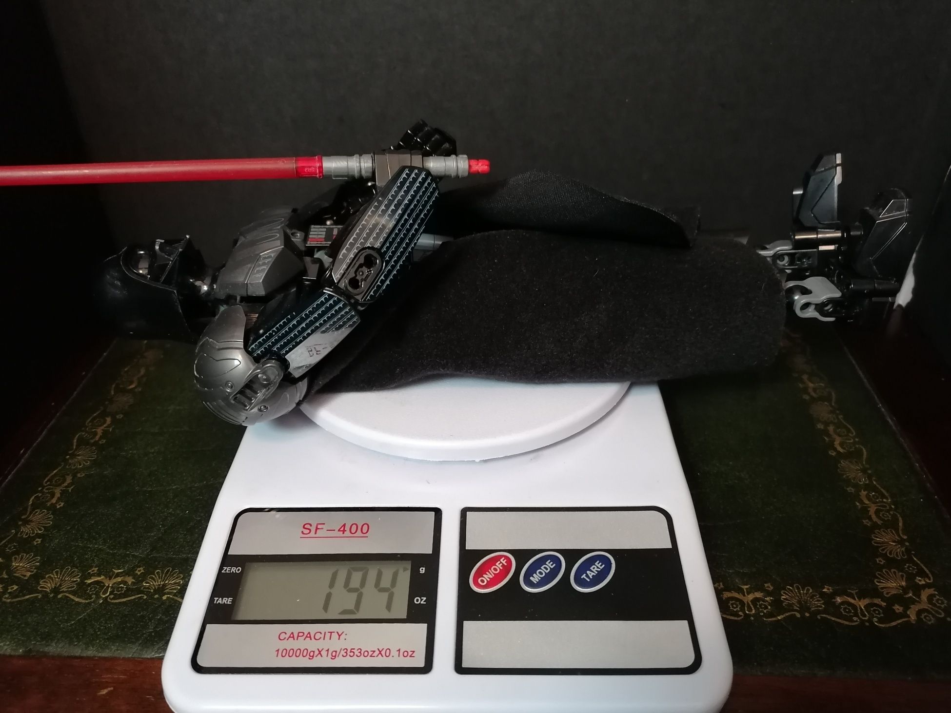 Figura boneco da personagem Darth Vader da Star Wars, Lego