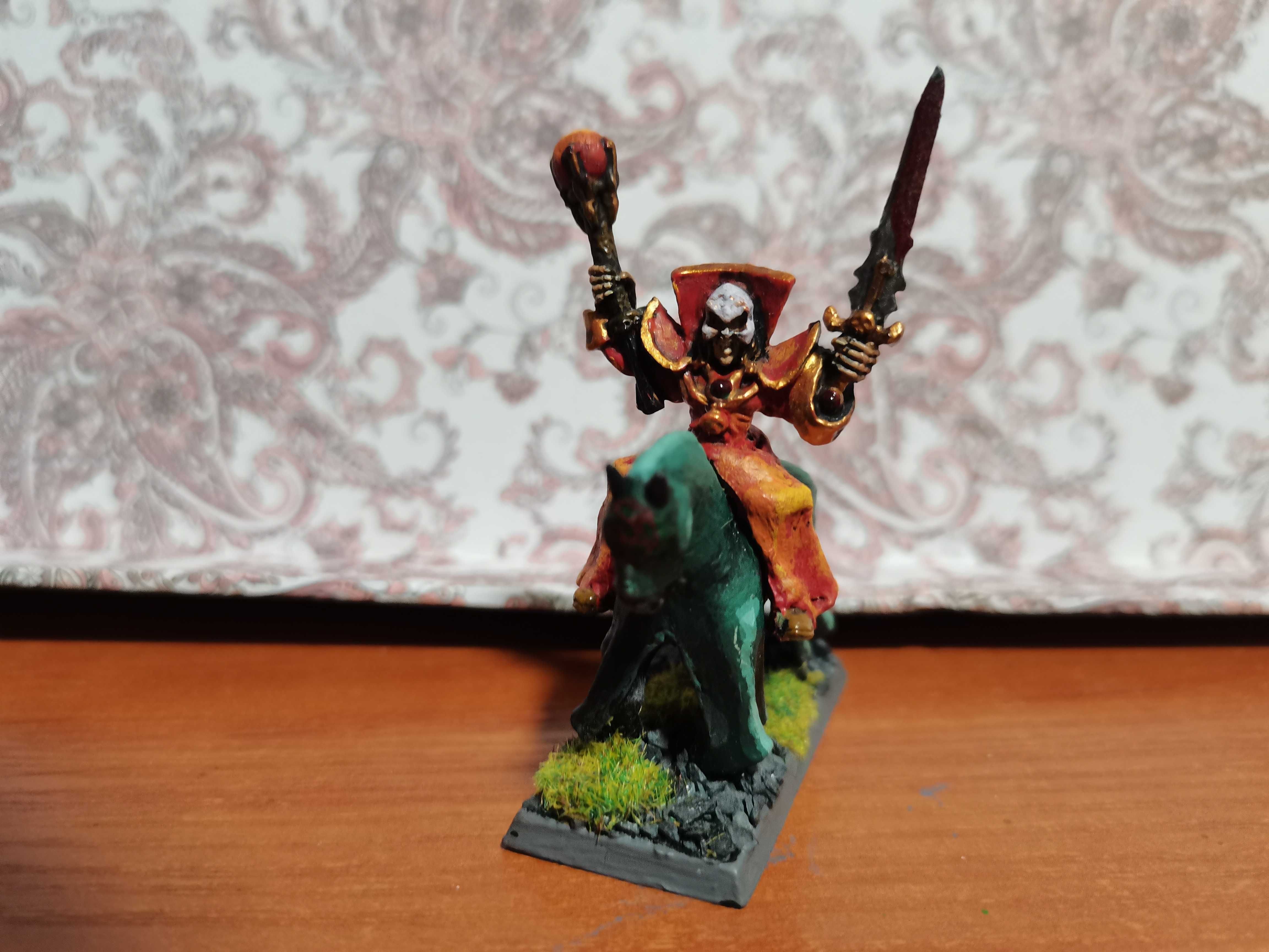 Mounted Necromancer metal OOP! Warhammer Fantasy Battle Vampire Counts