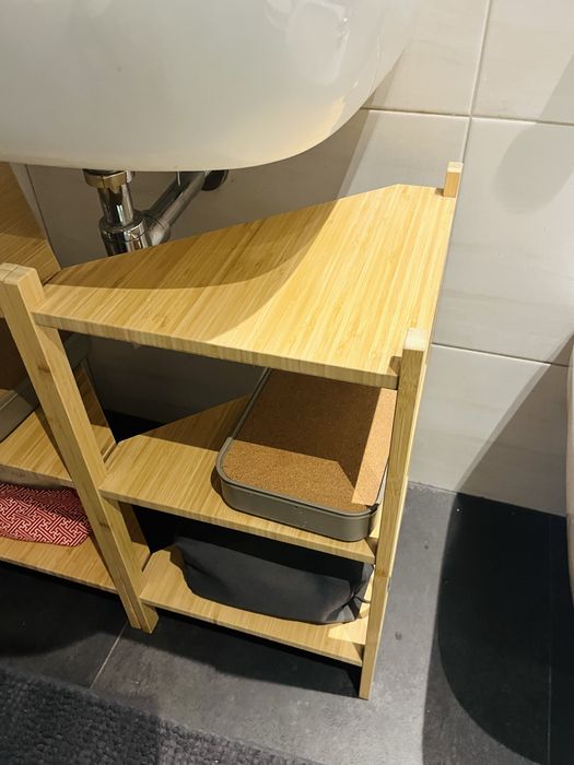Regał narożny pod umywalkę 2 szt RÅGRUND