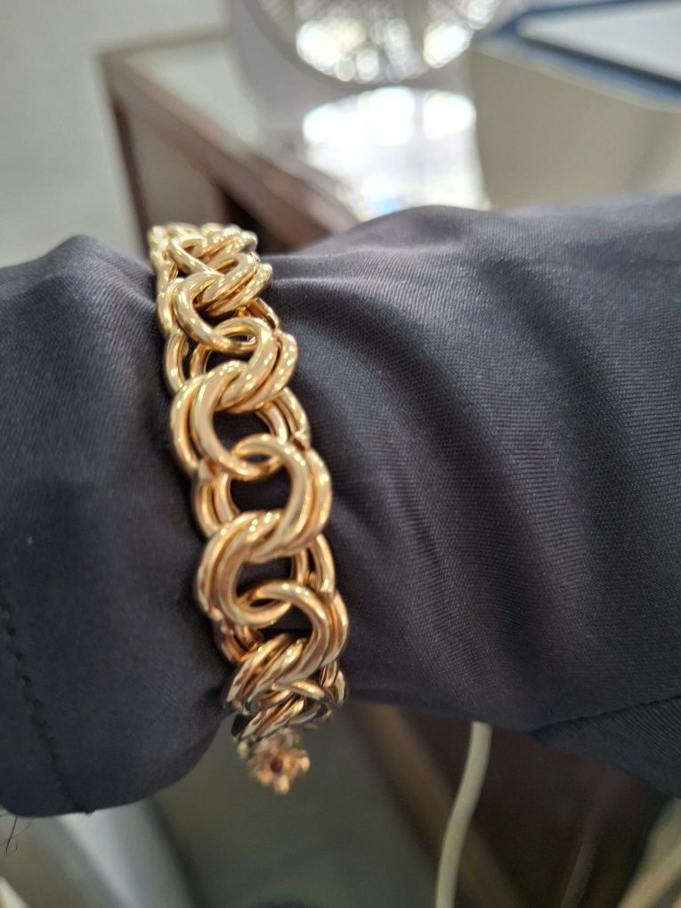 Pulseira ouro 19k nova