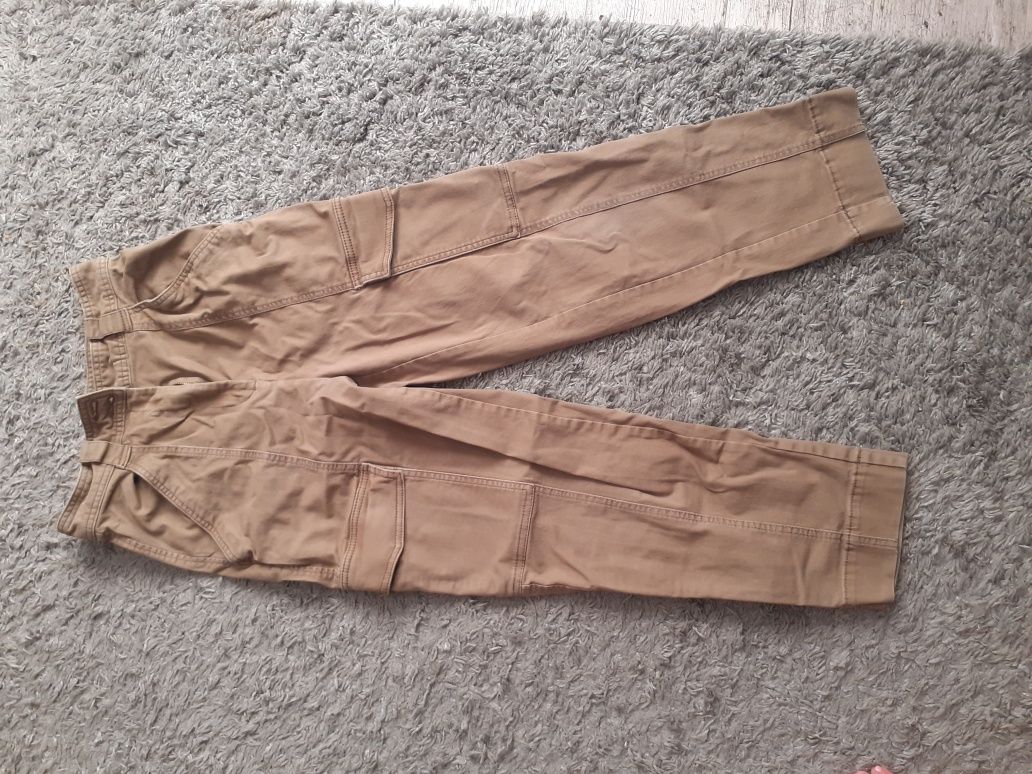 Spodnie cargo khaki