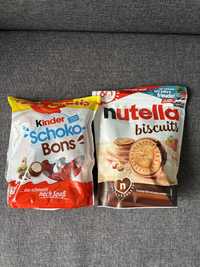 Zesyaw Kinder SchokoBons i Nutella  Biscuits