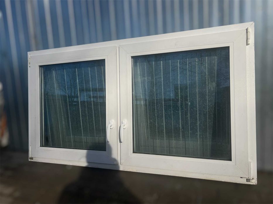 Okno używane 2 szyby 169 x 92
