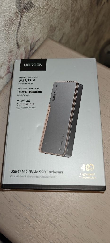 Кейс для ssd Lexar, Hagibis, Ugreen USB 4.0 40Gbps thunderbolt 3/4