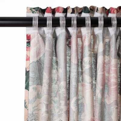 Nowe IKEA LEIKNY 145x300cm Komplet Zasłon Para Kwiaty Zasłony LEN