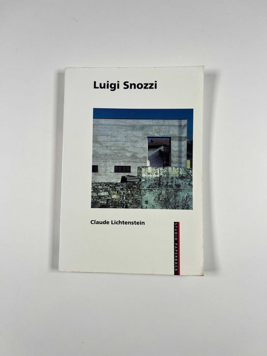 Luigi Snozzi Claude Lichtenstein 1997 Livro Arquitetura