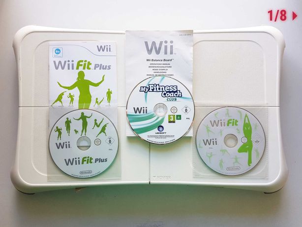 Wii Fit Balance Board + 3 Jogos | Balança Nintendo Wii |*Bom Preço*