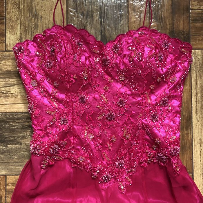 Сукня Bicici шовкова вечірня випускне M-L фуксія