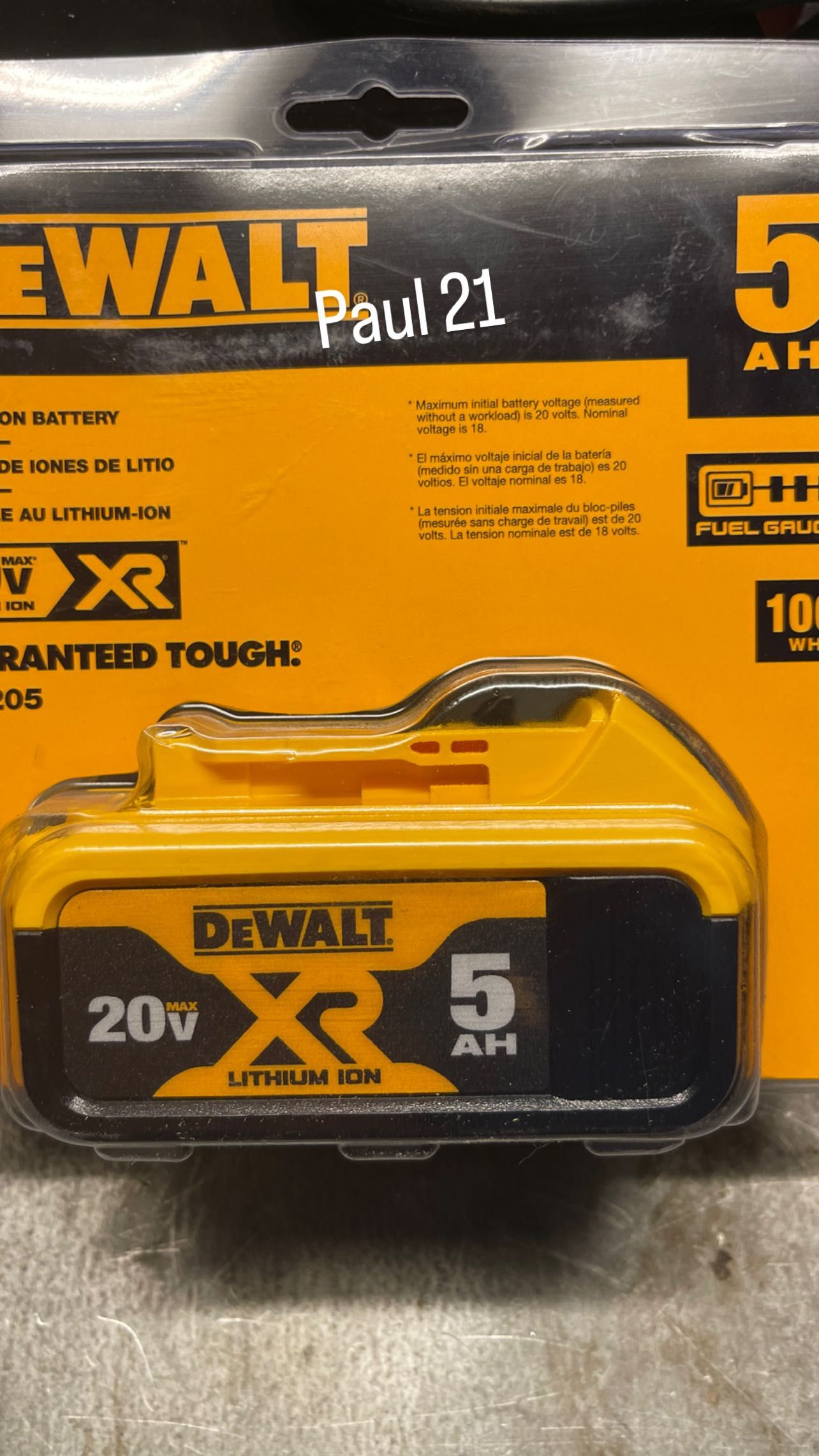 Dewalt        Bateria