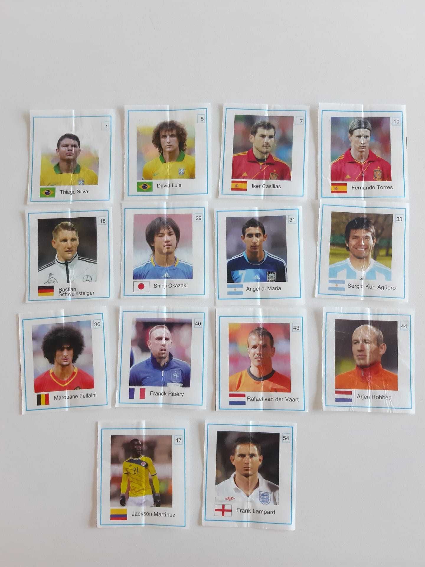 Cromos Pastilhas Gorila(Aeronáutica, Craques da Bola, Radical, Música)