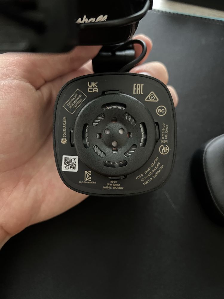 ОРИГІНАЛЬНІ навушники Marshall Major IV BLACK