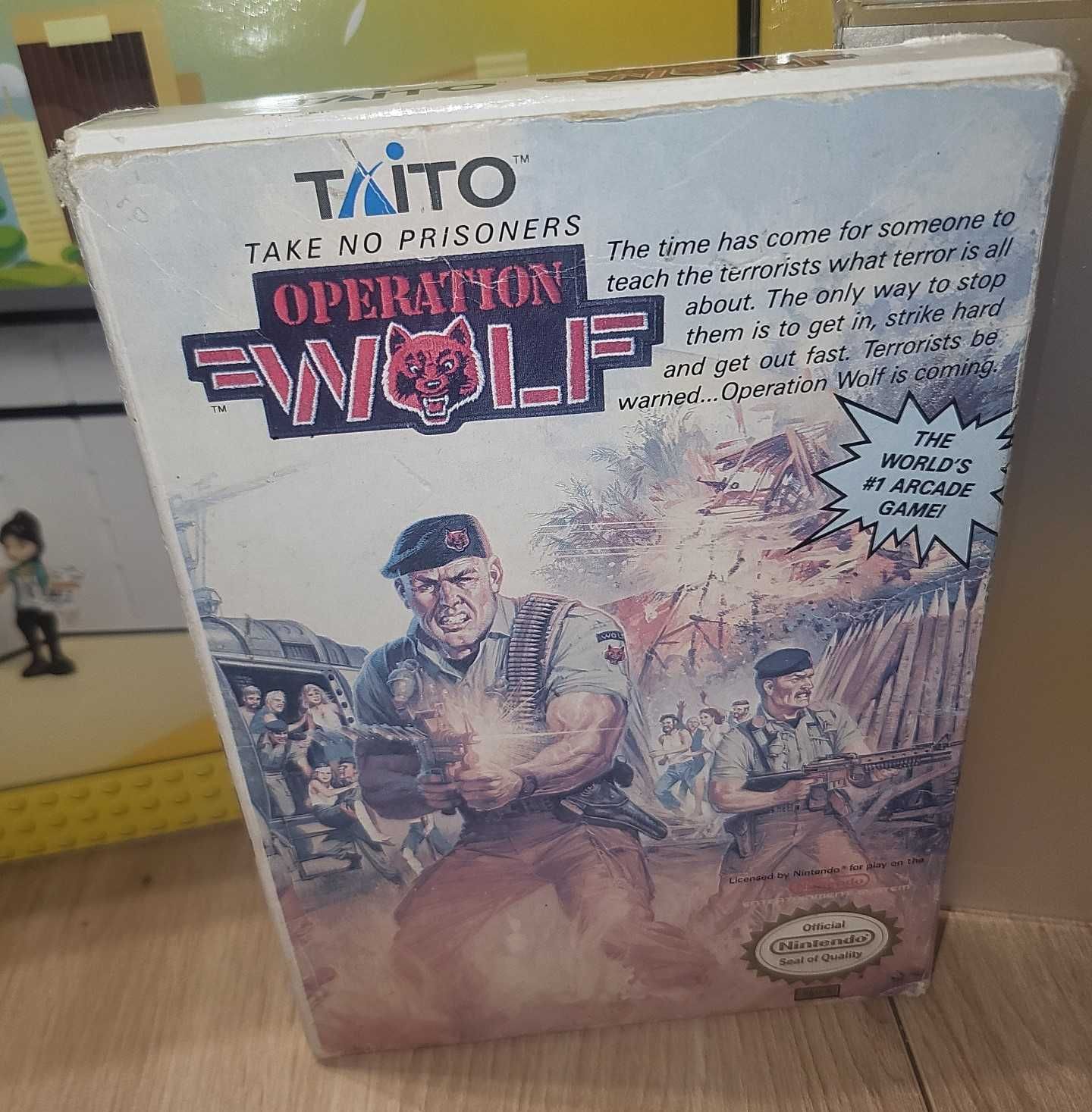Gra Operation Wolf NINTENDO NES NTSC USA - DB- stan Komplet +Protektor
