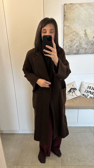 Вовняне пальто Zara Premium