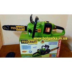 Акумуляторна ланцюгова пила Procraft PKA38 с АКБ.