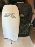 Prancha Bodyboard Science Style Preta+Manga+Saco mochila+barbatanas