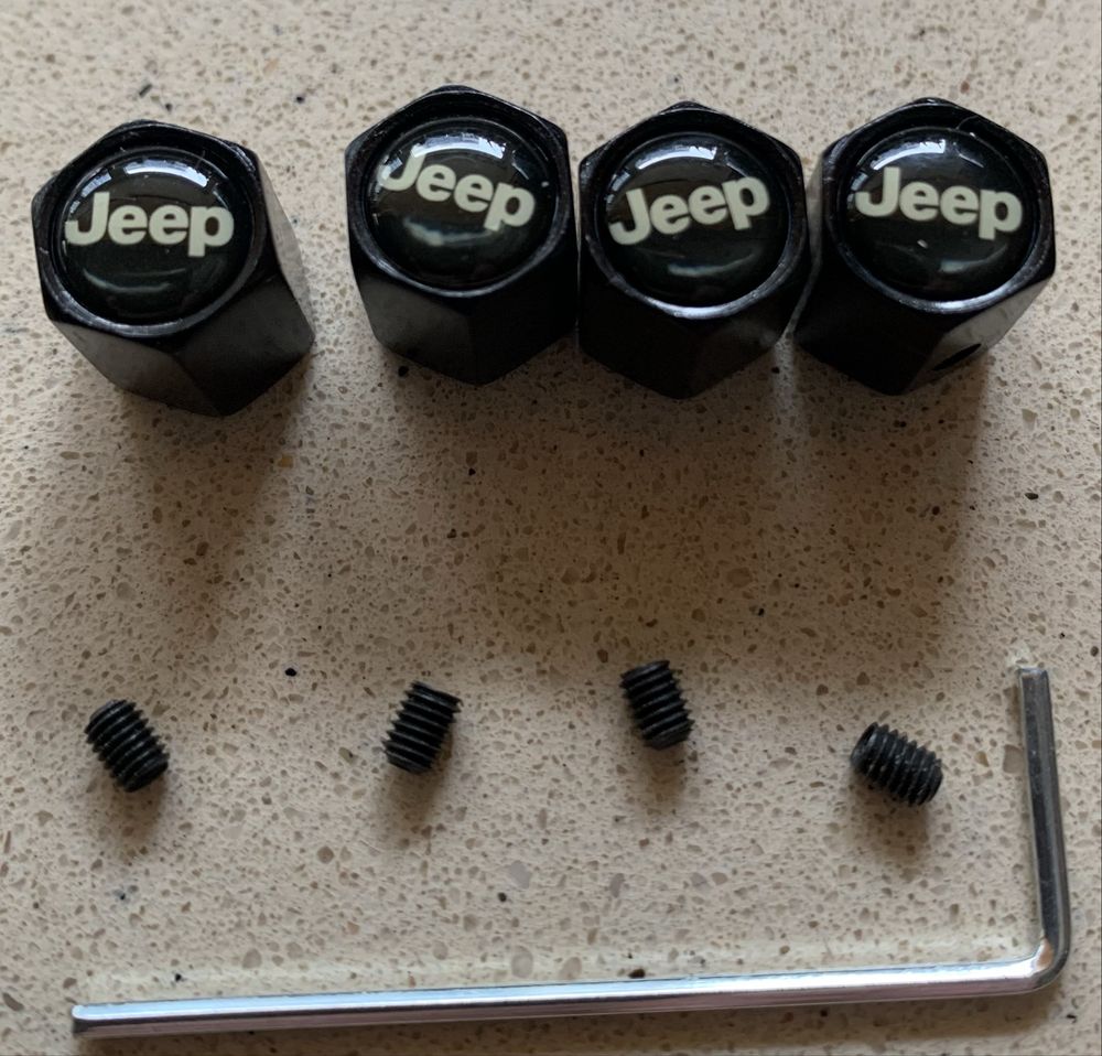 Tampas valvulas pneus - Jeep