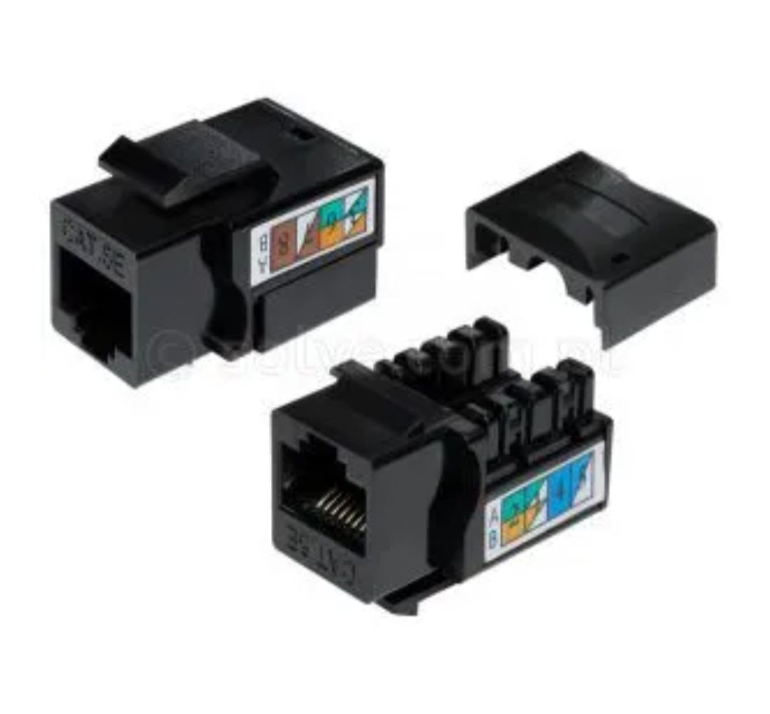 Gniazdo internetowe podtynkowe RJ45 Keystone cat 6 AMPCOM