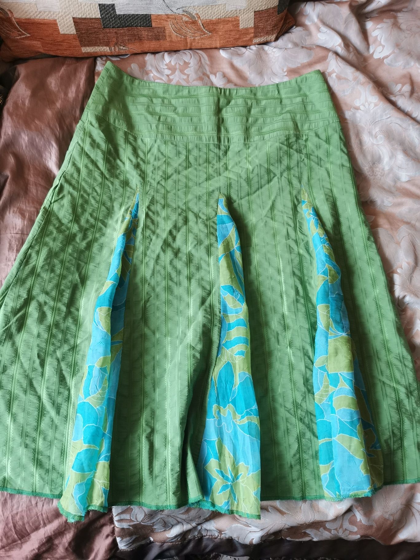 Spódnica spódniczka letnia zielona roz 46