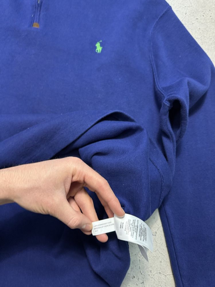 Новая Кофта Свитер 1/4 Зип Polo Ralph Lauren Оригинал XL