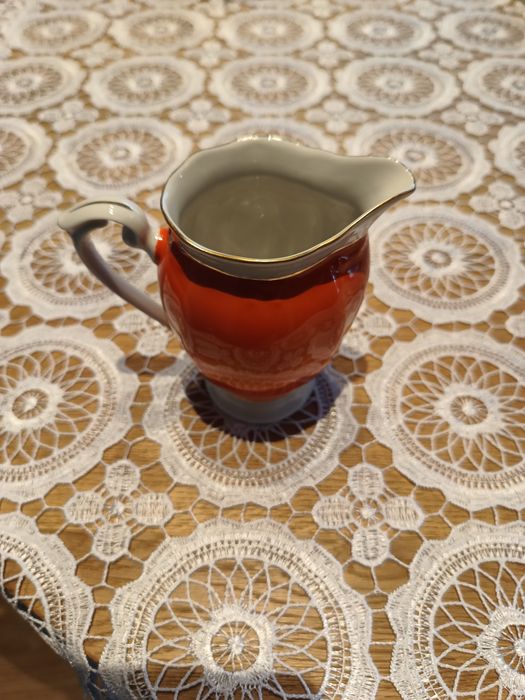 Mlecznik pomarańczowy, porcelanowy Wałbrzych