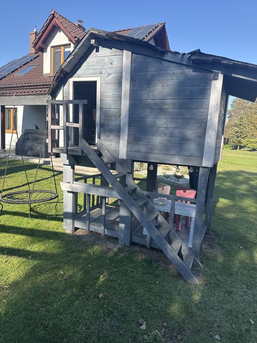 Plac zabaw, drewno, opał