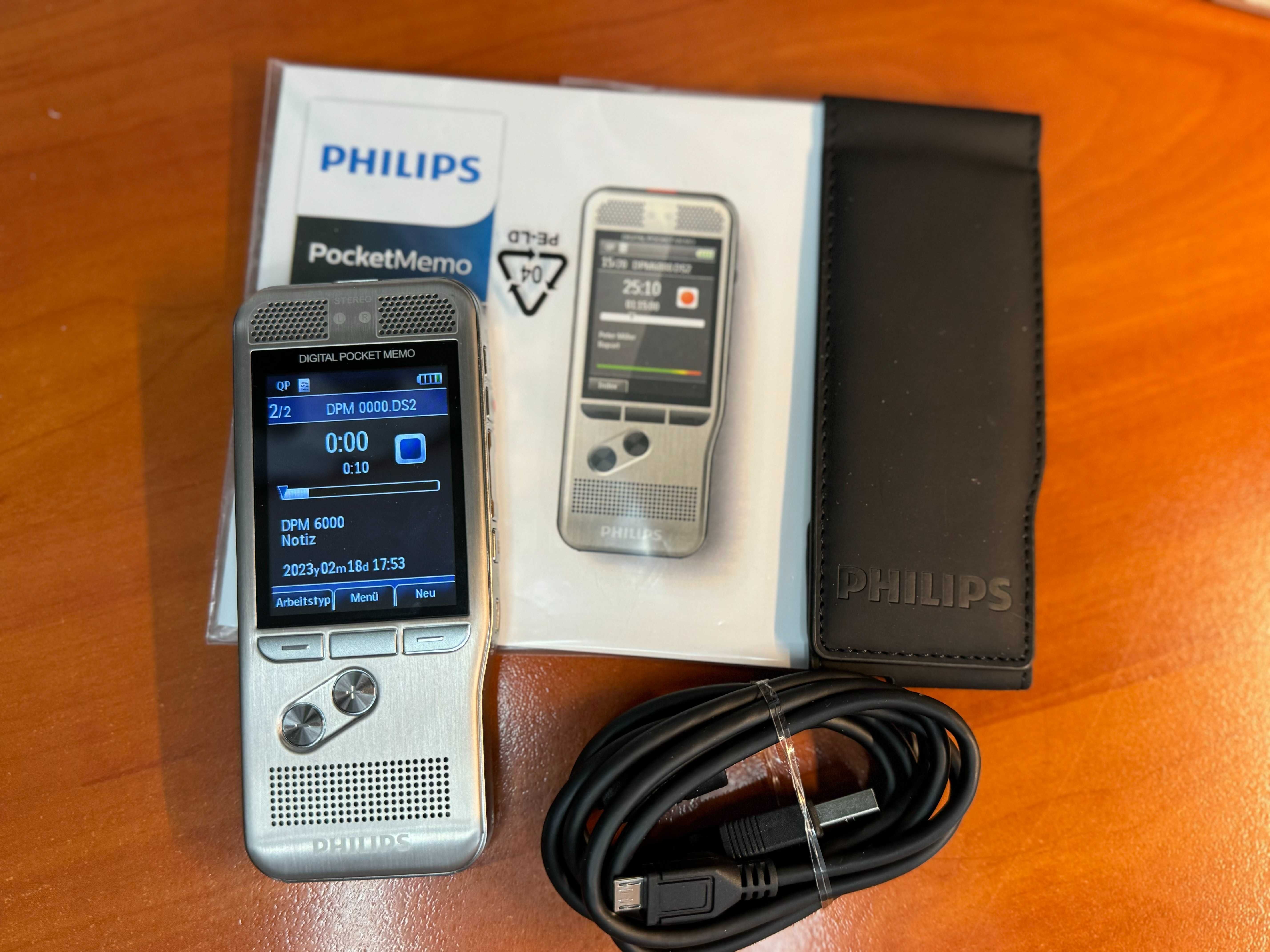 Dyktafon kieszonkowy Philips DPM 6000