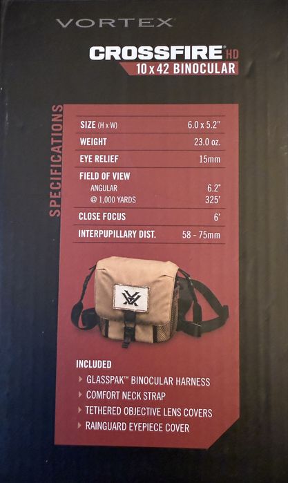 Бінокль Vortex Crossfire HD 10x42 (CF-4312)