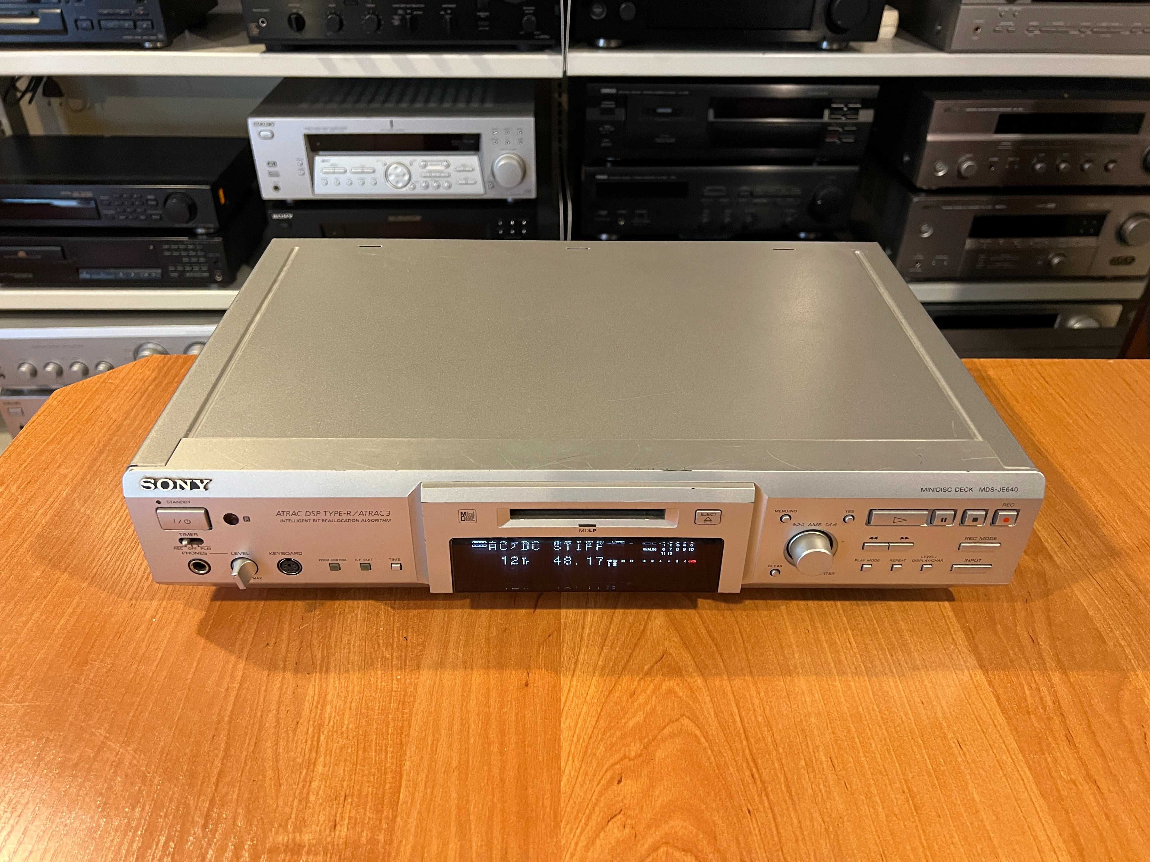 Odtwarzacz MiniDisc Sony MDS-JE640 Minidysk, Audio Room