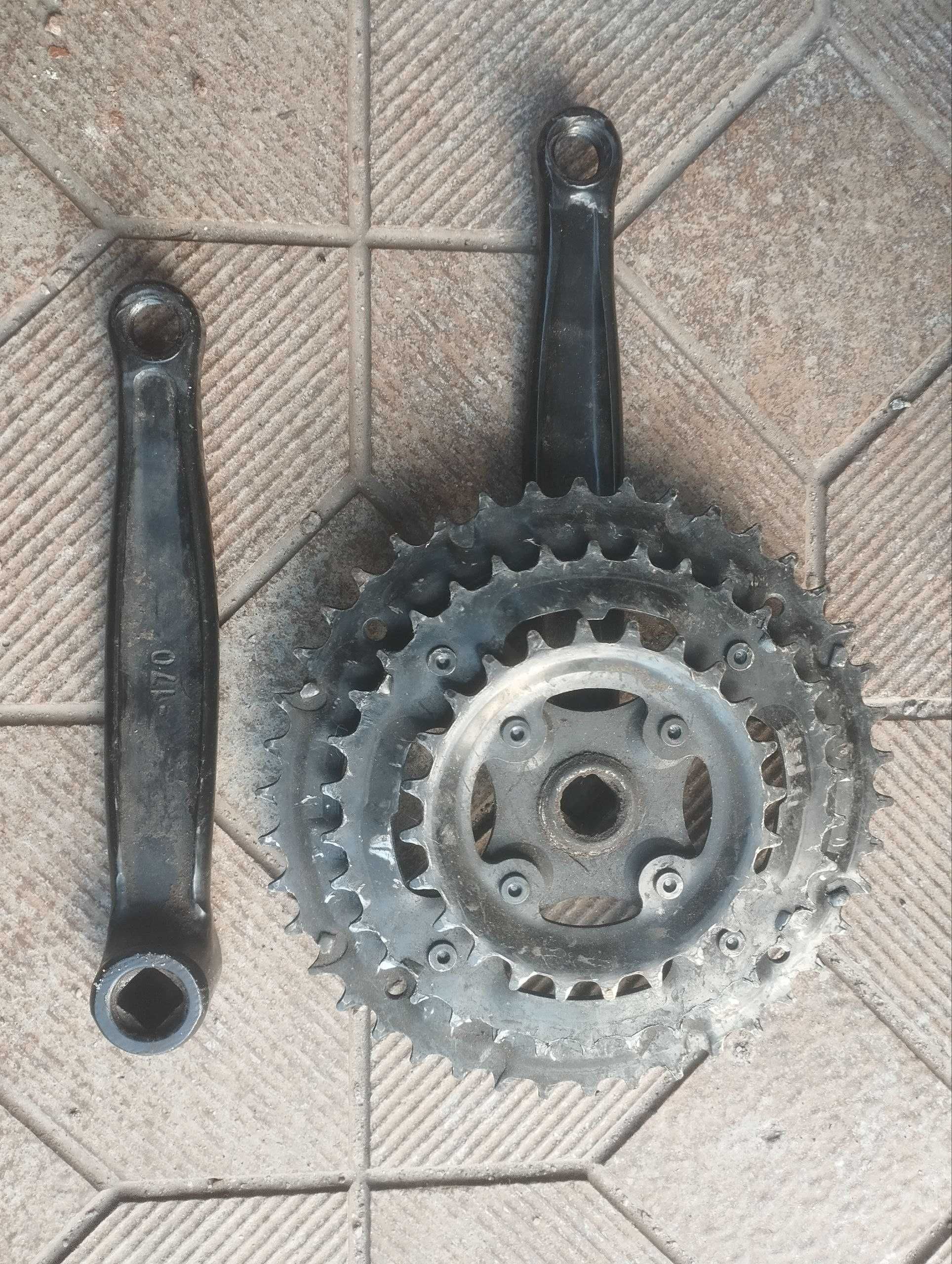 Продам систему шатунов CROSSRIDE (3 звезды)