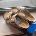 Birkenstock Arizona brązowy Oryginał UnisexTrampki 40