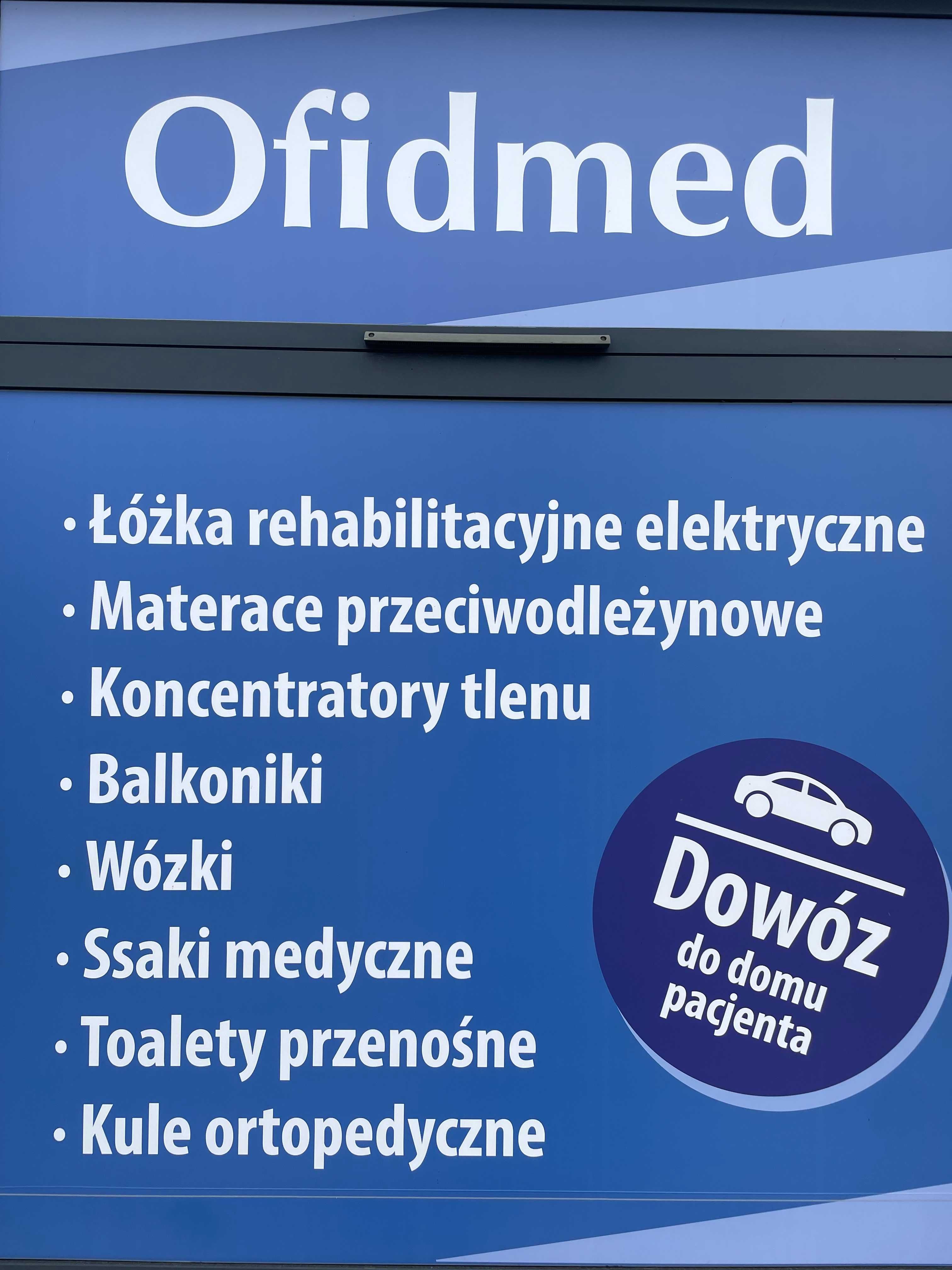 wypożyczalnia łóżko łóżka rehabilitacyjne medyczne koncentratory tlenu