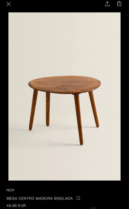 Mesa de Centro Zara Home
