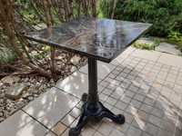 stolik kamienny, unikalny stół kawowy marmur rainforest green 55x55x76