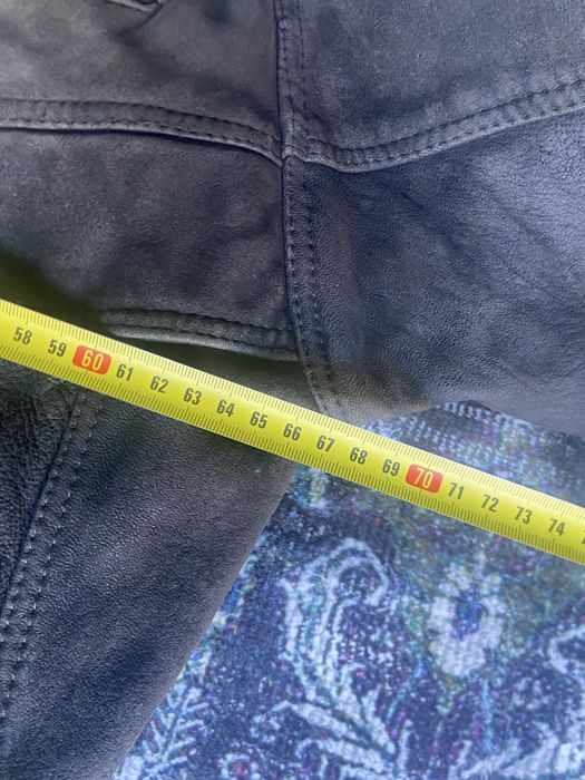 Kurtka skórzana pilota ciężka prawdziwa skóra z kożuszkiem