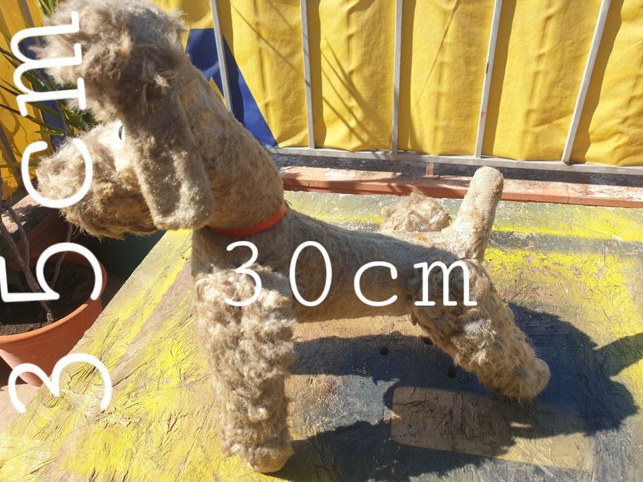 Peluche antigo cão