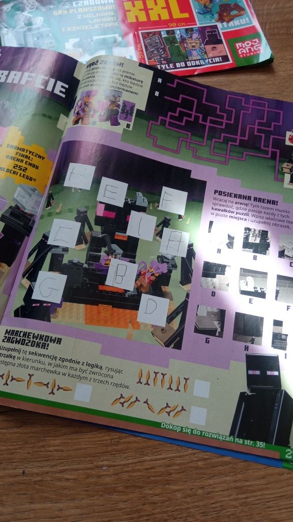 Magazyny LEGO Minecraft