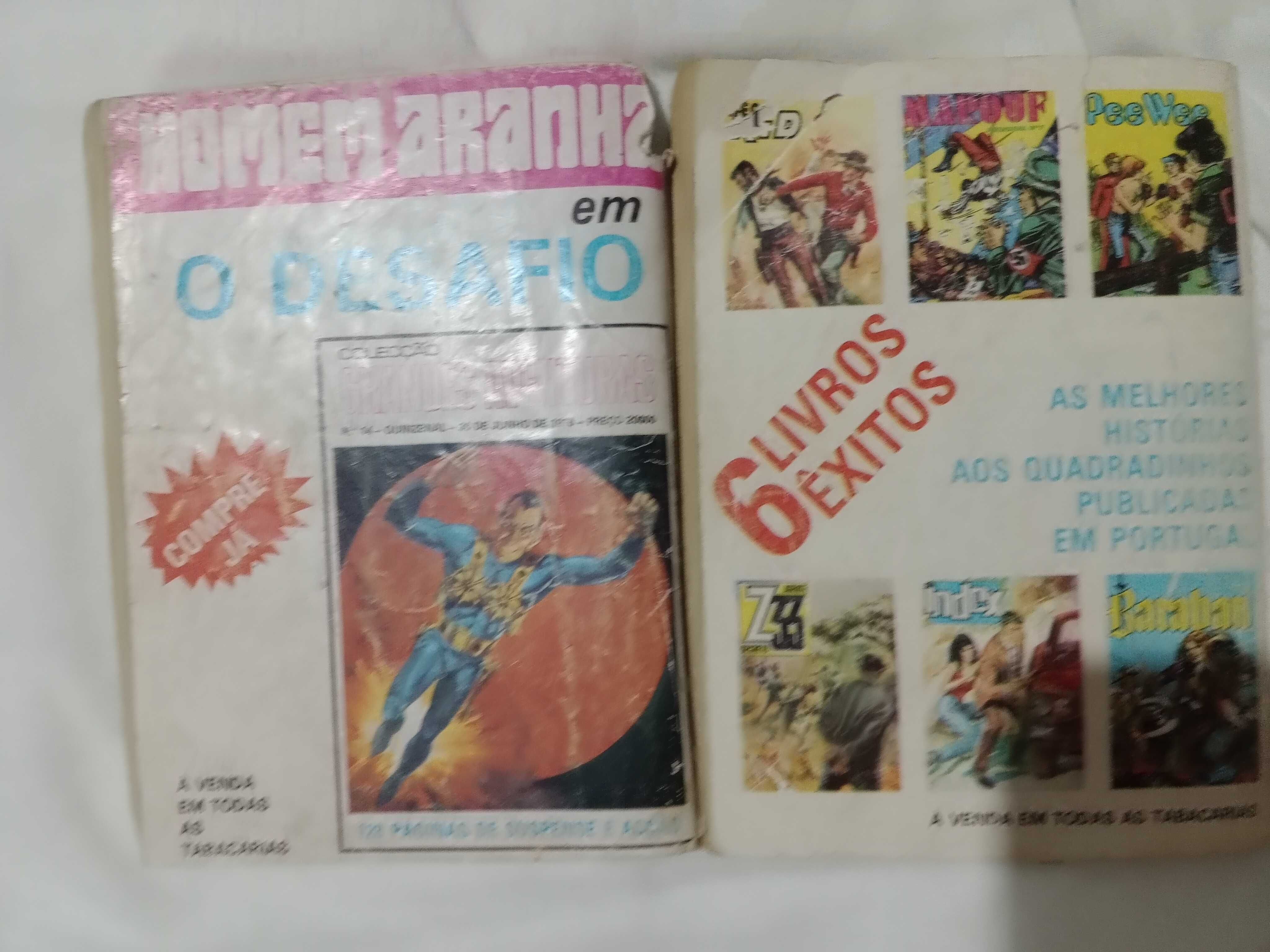 Troco 4 livros BD antiga
