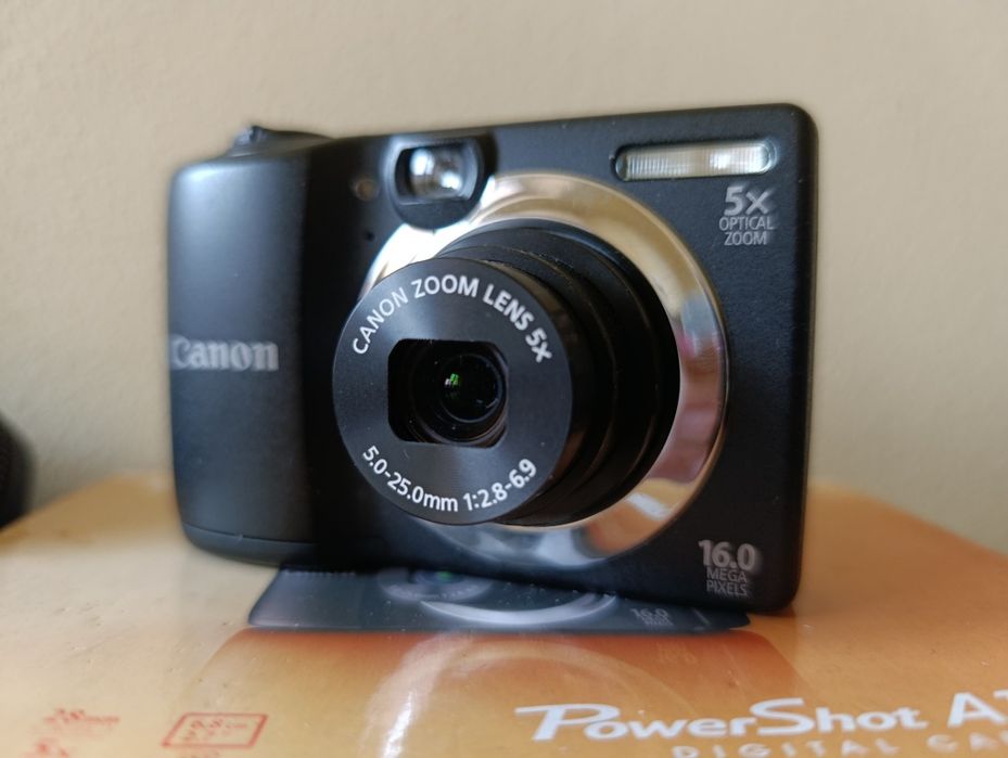 Retro aparat cyfrowy CANON A1400 A 1400 Power Shot Jak Nowy etui karta