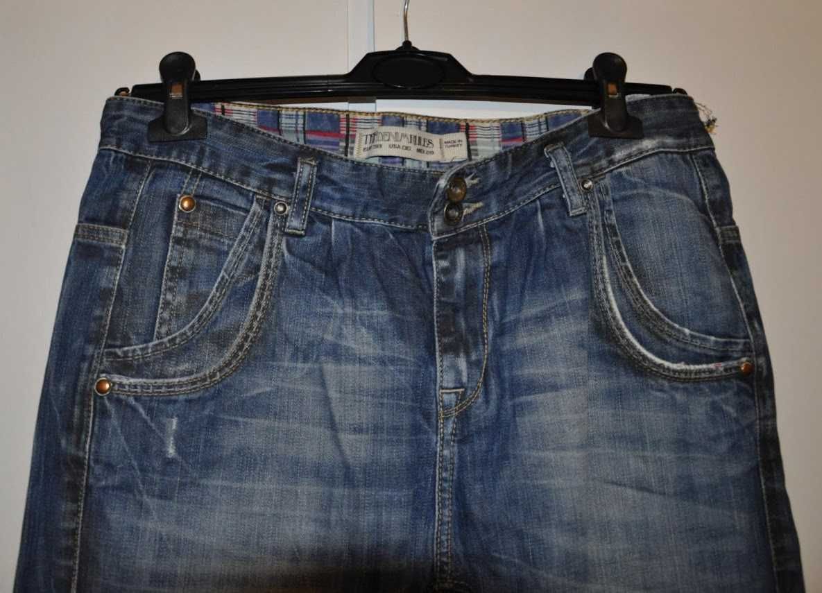 ZARA Denim Rules by Trf Original Spodnie jeans dziury łaty r 38