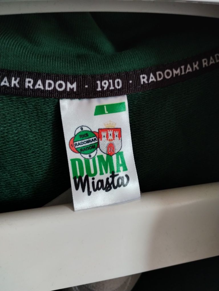 Radomiak Radom - bluza rozpinana zielona - rozmiar L - 1910 Warchoły