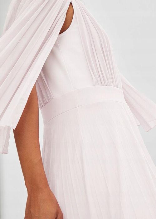B.P.C sukienka różowa tiulowa plisowana 38.