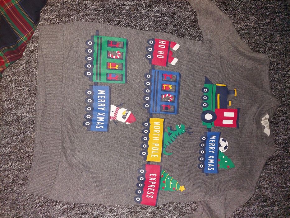 Koszula i sweterek dla chłopca 8-10