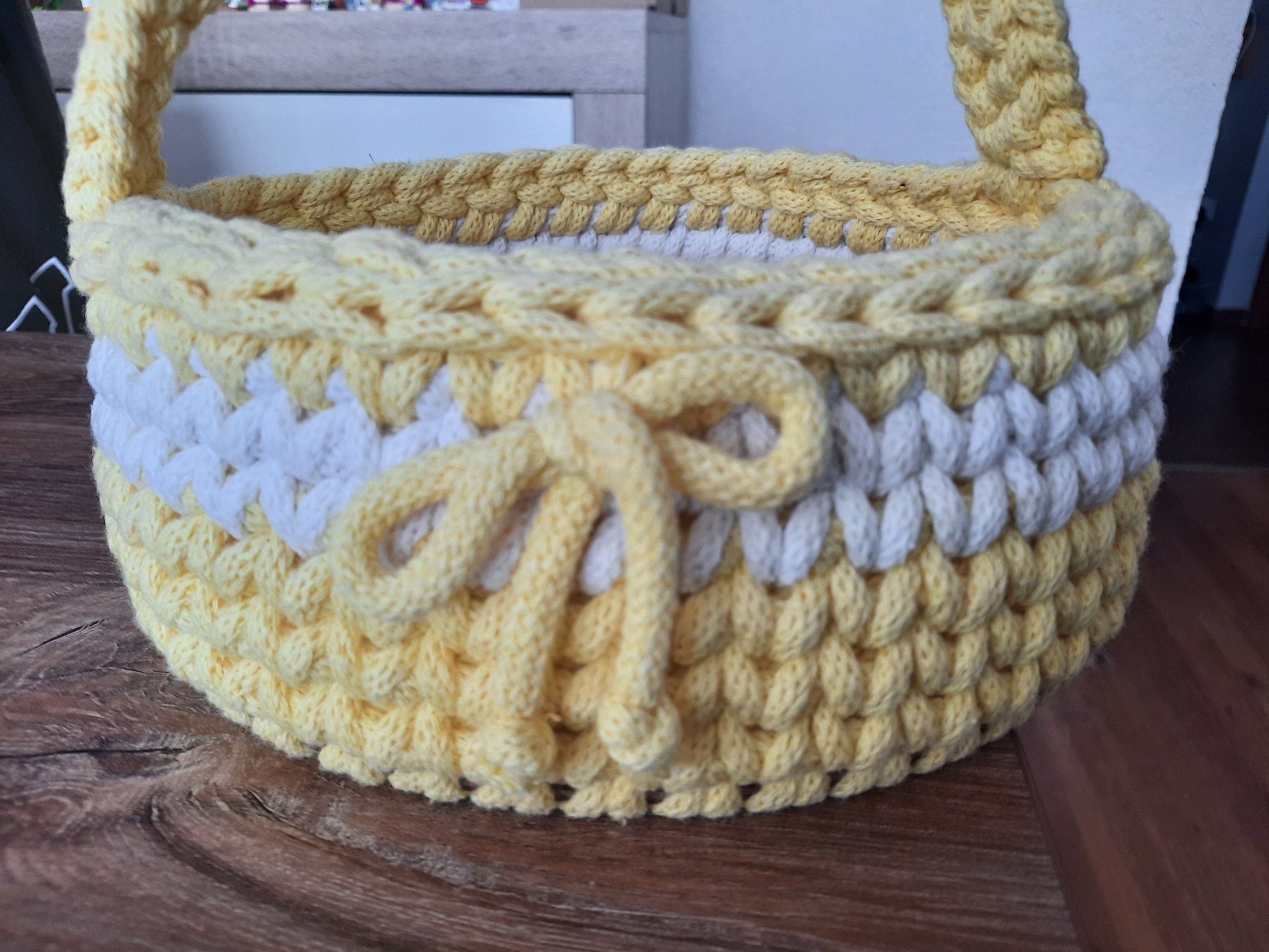 Koszyczek wielkanocny handmade ręcznie robiony