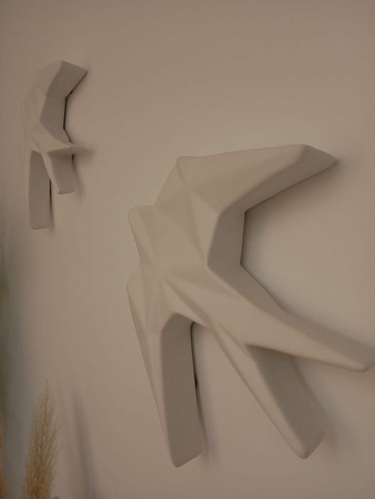 Andorinhas decorativas de parede